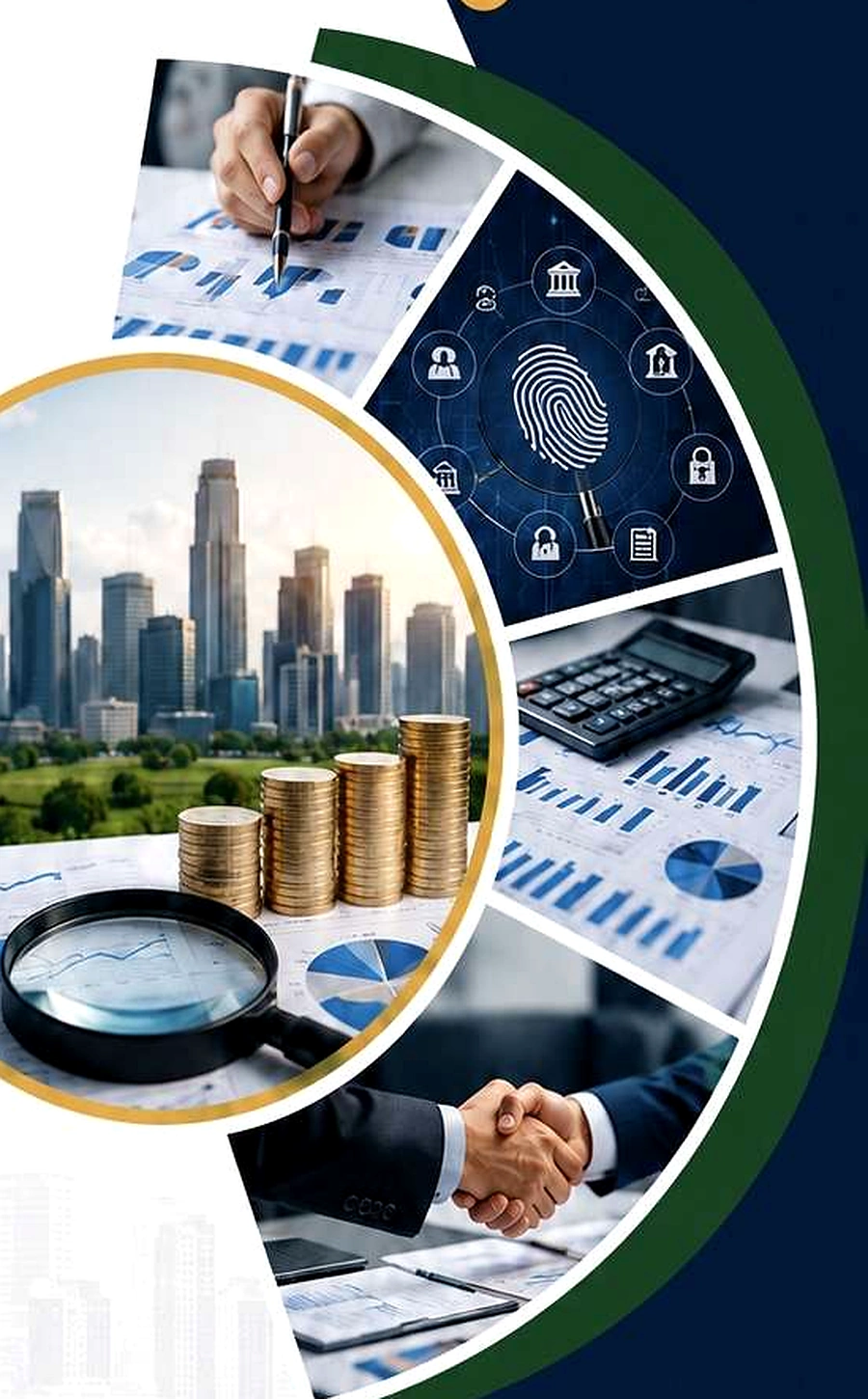 JV Optima financial management and due diligence visuals from the company profile